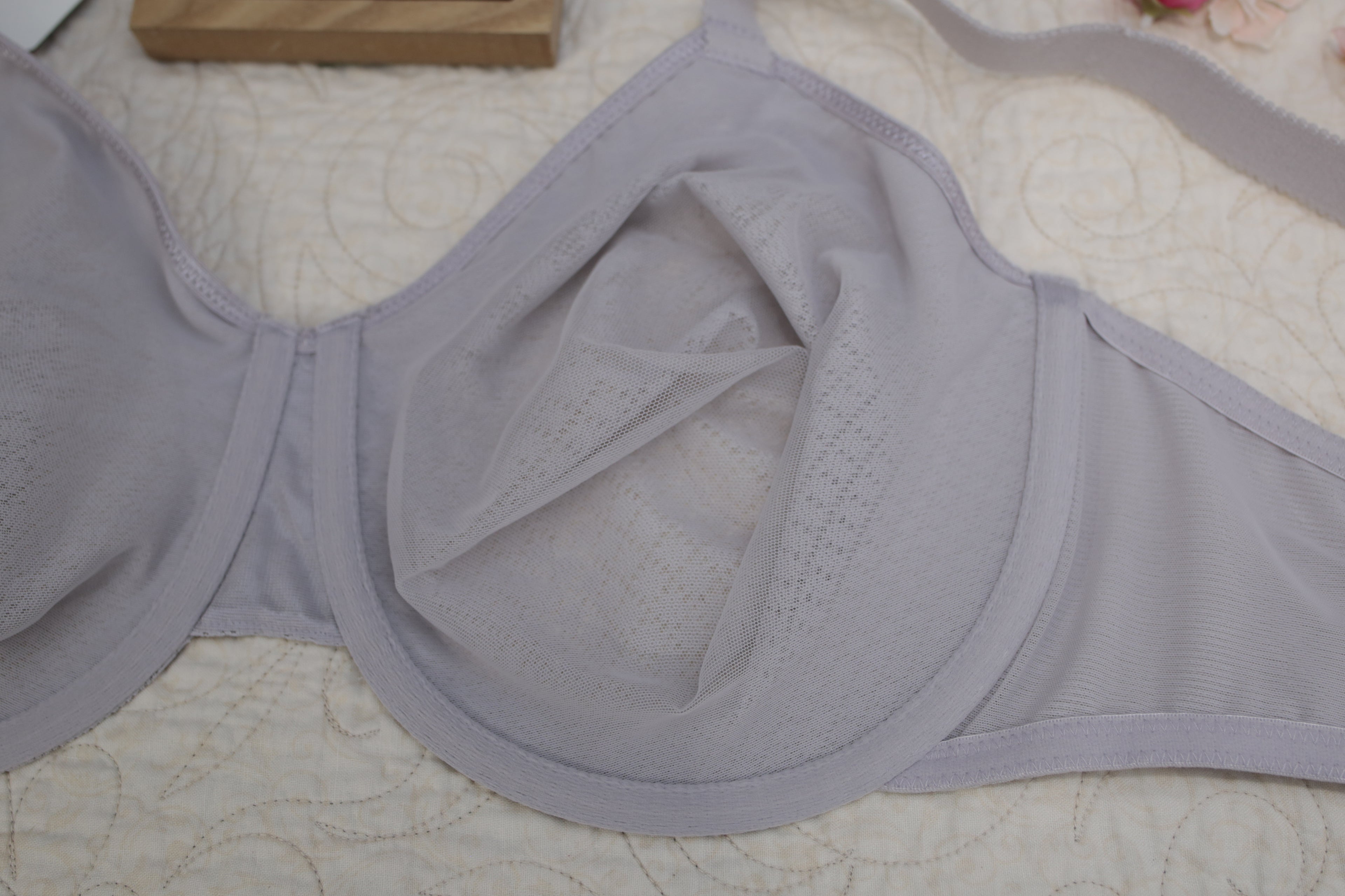 Wacoal 40DD Visual Effects Minimizer 857210 Full-coverage Bra Lavender NEW