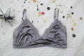 Auden Bralette Wireless Bra XS AA-B Cup Gray Unlined Lace