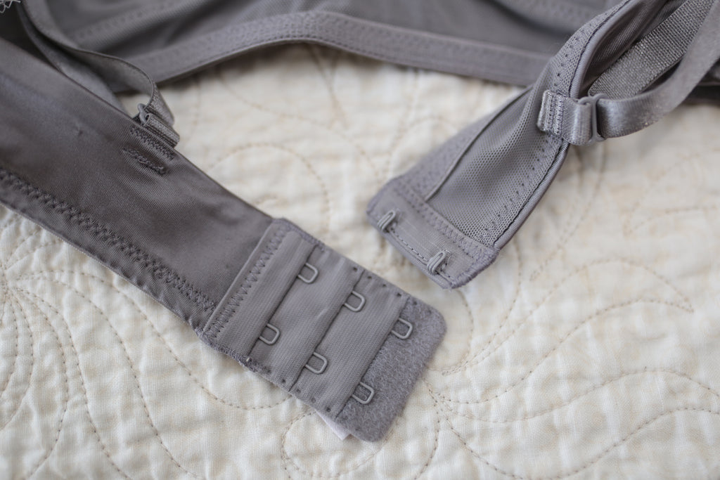 Auden Bralette Wireless Bra XS AA-B Cup Gray Unlined Lace