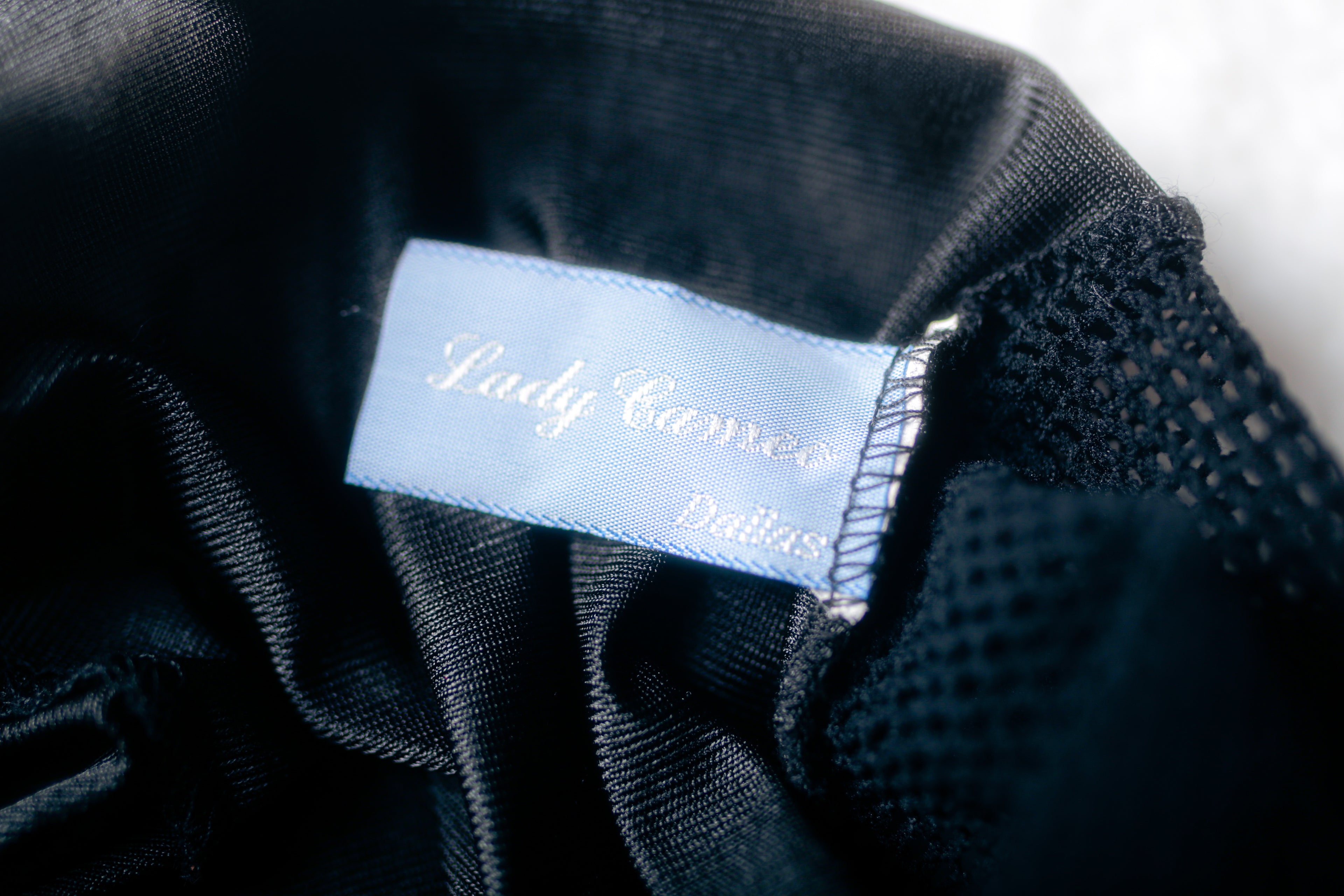 Lady Cameo Dallas Vintage Coquette Victorian Sheer Lace Teddy Lingerie Medium Black