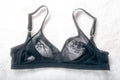 Intimage Vintage Unlined Sheer Mesh Lace Demi Bra 34 Black