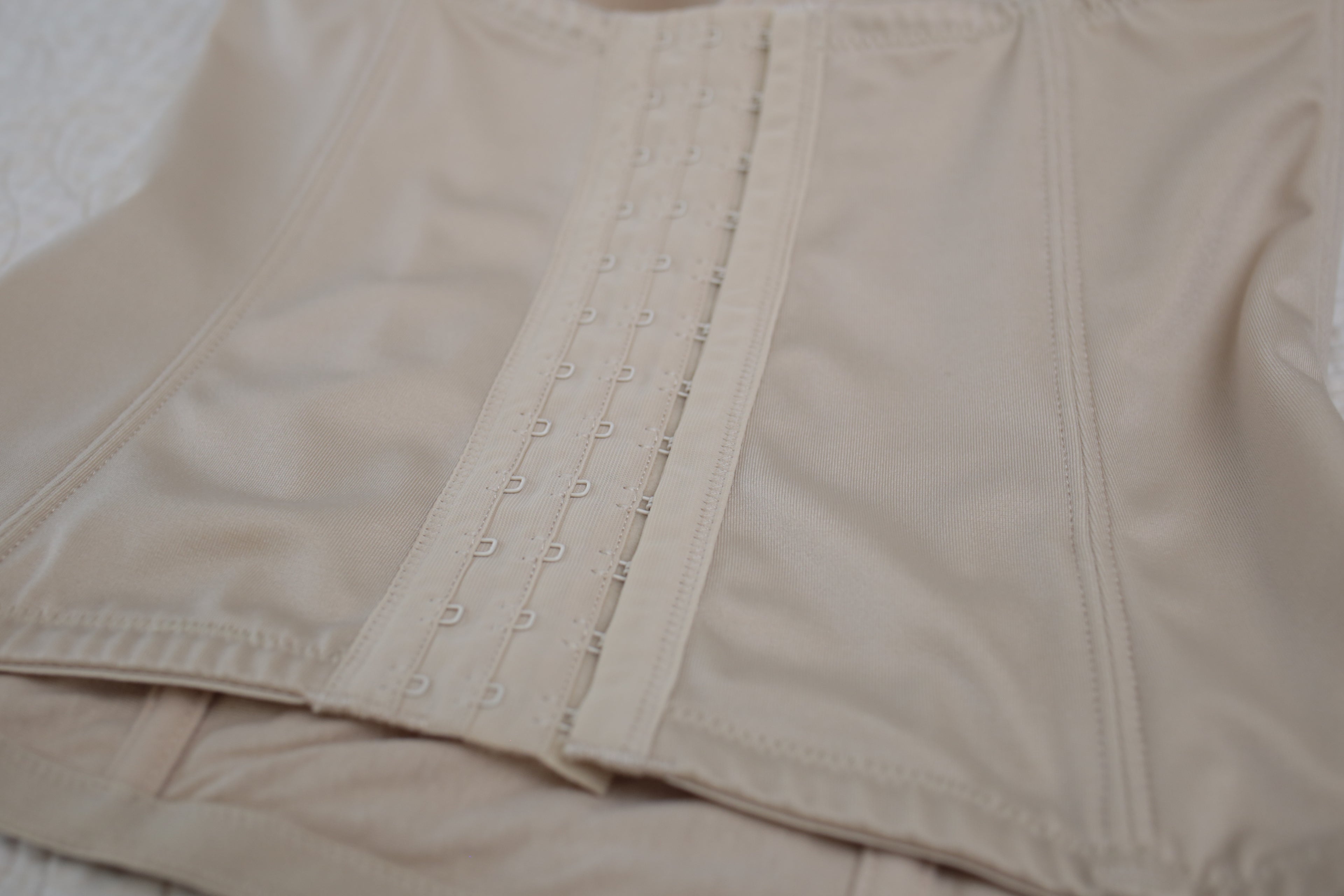 Dr. Robert Rey Instant Shape 30D Bustier Corset Boned Bra Beige Nude