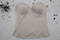 Dr. Robert Rey Instant Shape 30D Bustier Corset Boned Bra Beige Nude