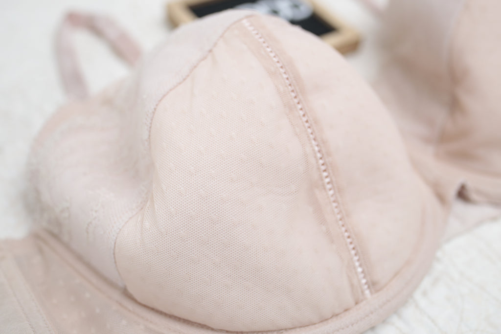 Adore Me 46DDD Unpadded Lined Seamed Underwire Bra Beige Nude