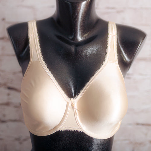 Wacoal Basic Beauty Full-figure 855192 Underwire Unlined T-shirt Bra 36D Beige
