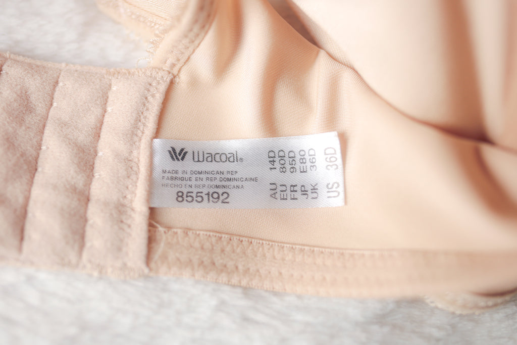 Wacoal Basic Beauty Full-figure 855192 Underwire Unlined T-shirt Bra 36D Beige