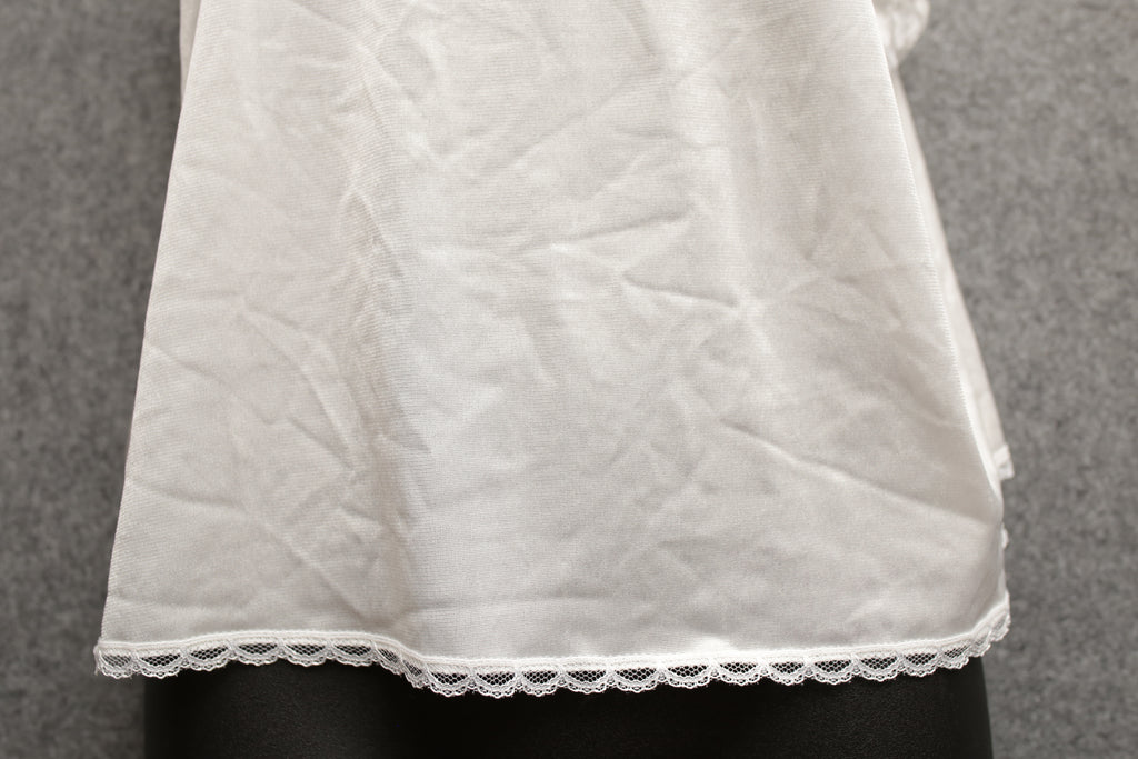 Blair Vintage Babydoll Chemise Cami USA-made Lingerie Large Ivory White