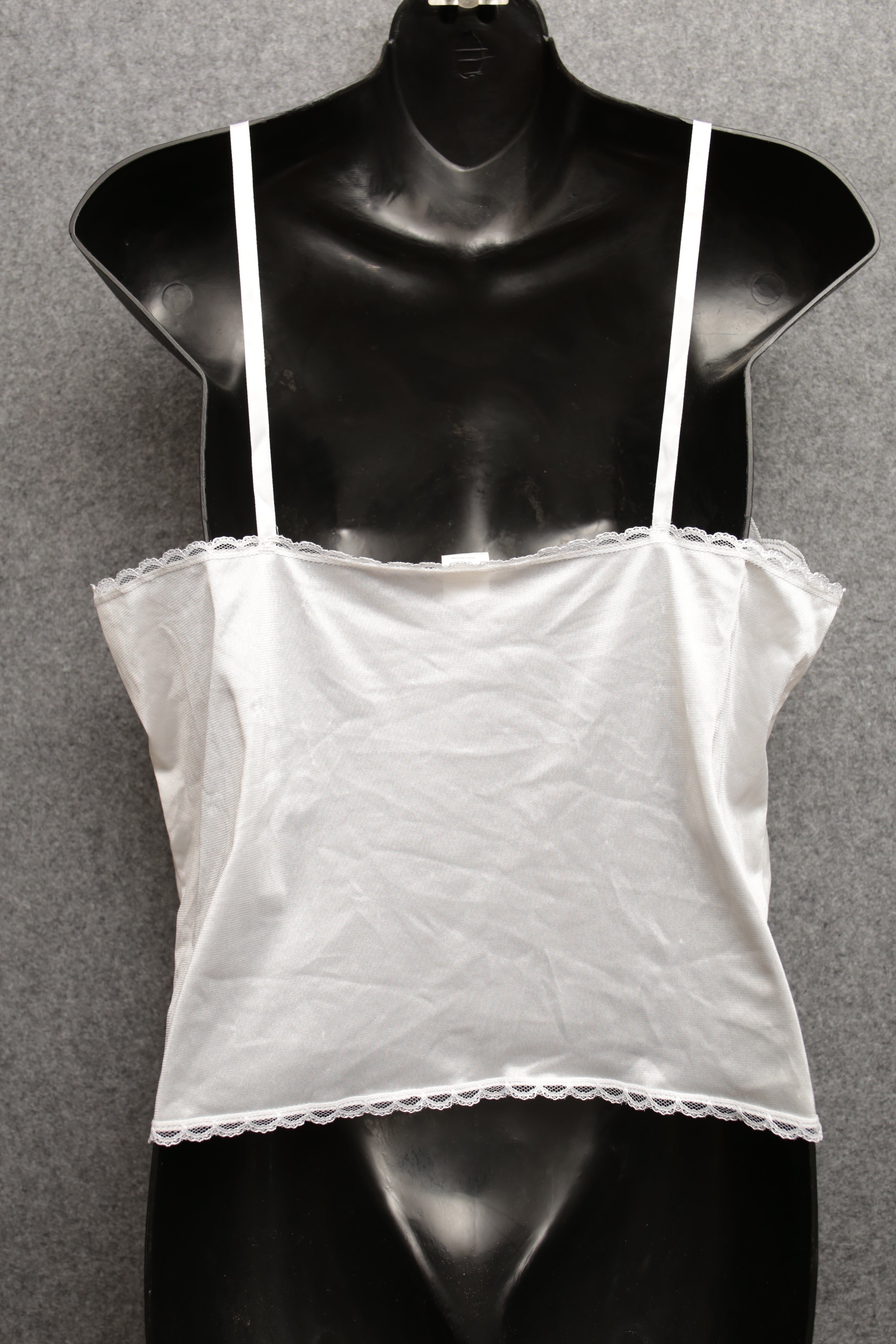 Blair Vintage Babydoll Chemise Cami USA-made Lingerie Large Ivory White