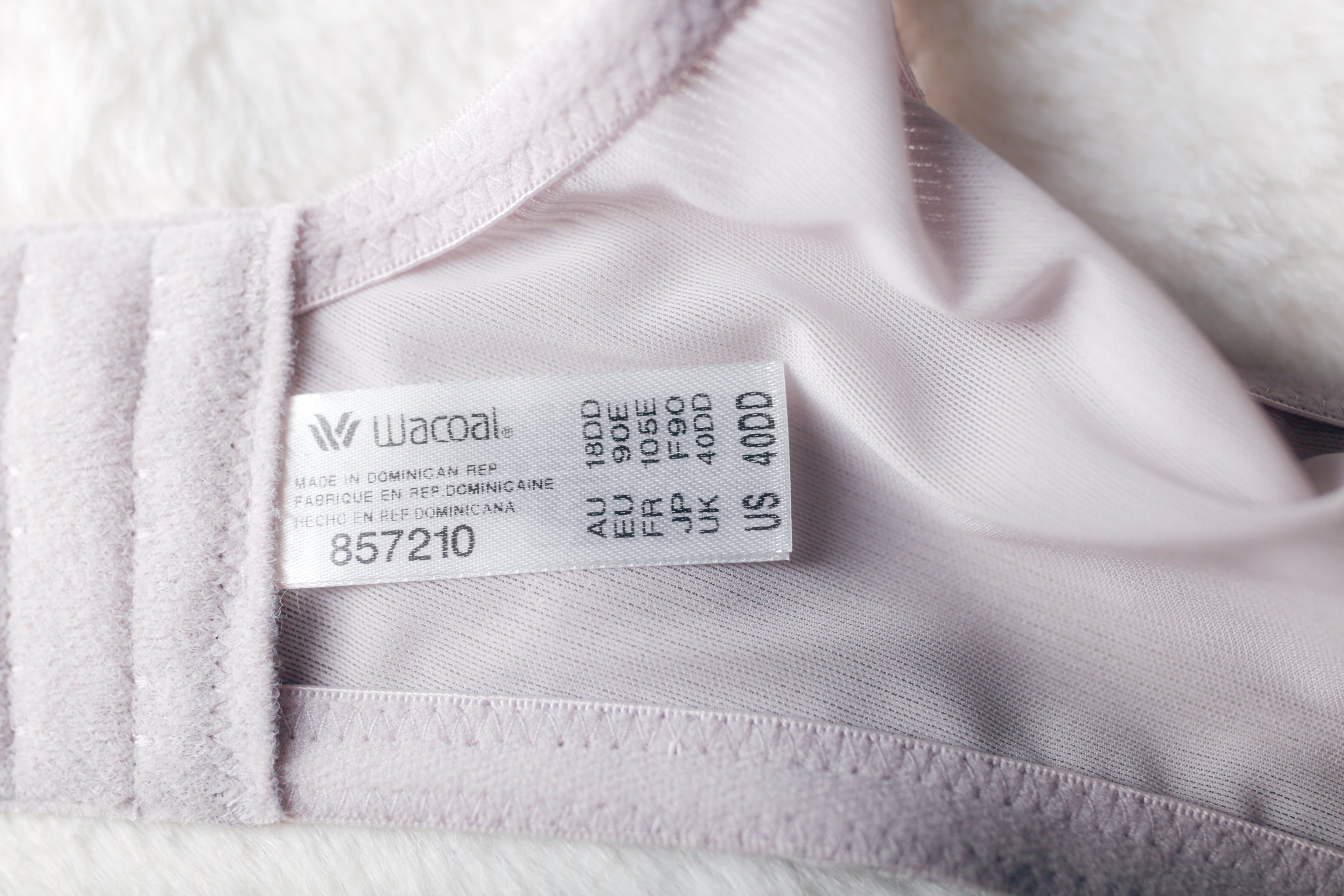 Wacoal Visual Effects Minimizer 857210 Full-coverage Unlined Bra 40DD Lavender NEW