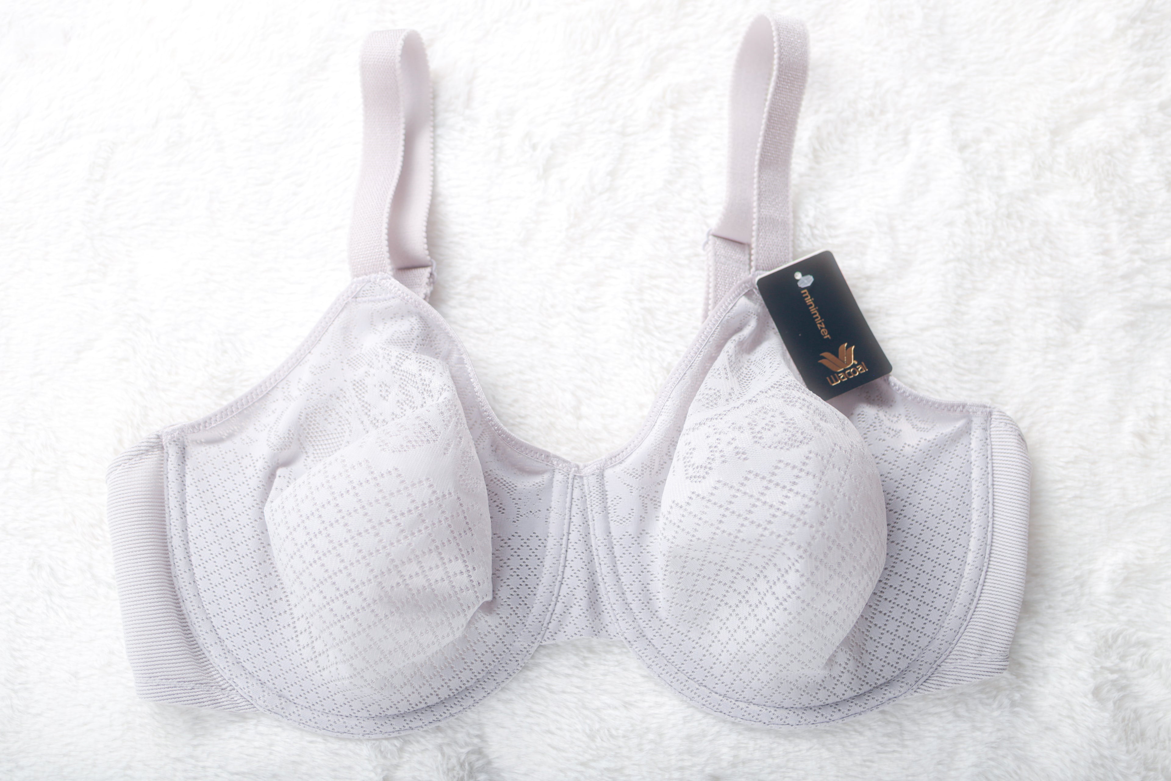 Wacoal Visual Effects Minimizer 857210 Full-coverage Unlined Bra 40DD Lavender NEW