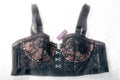 Adore Me Longline Underwire Balconette Bra 38B Black and Nude NEW