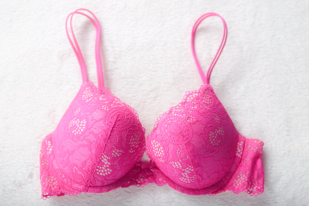 Victoria's Secret Very Sexy Push-up Demi Bra 34B Fuchsia Hot Pink