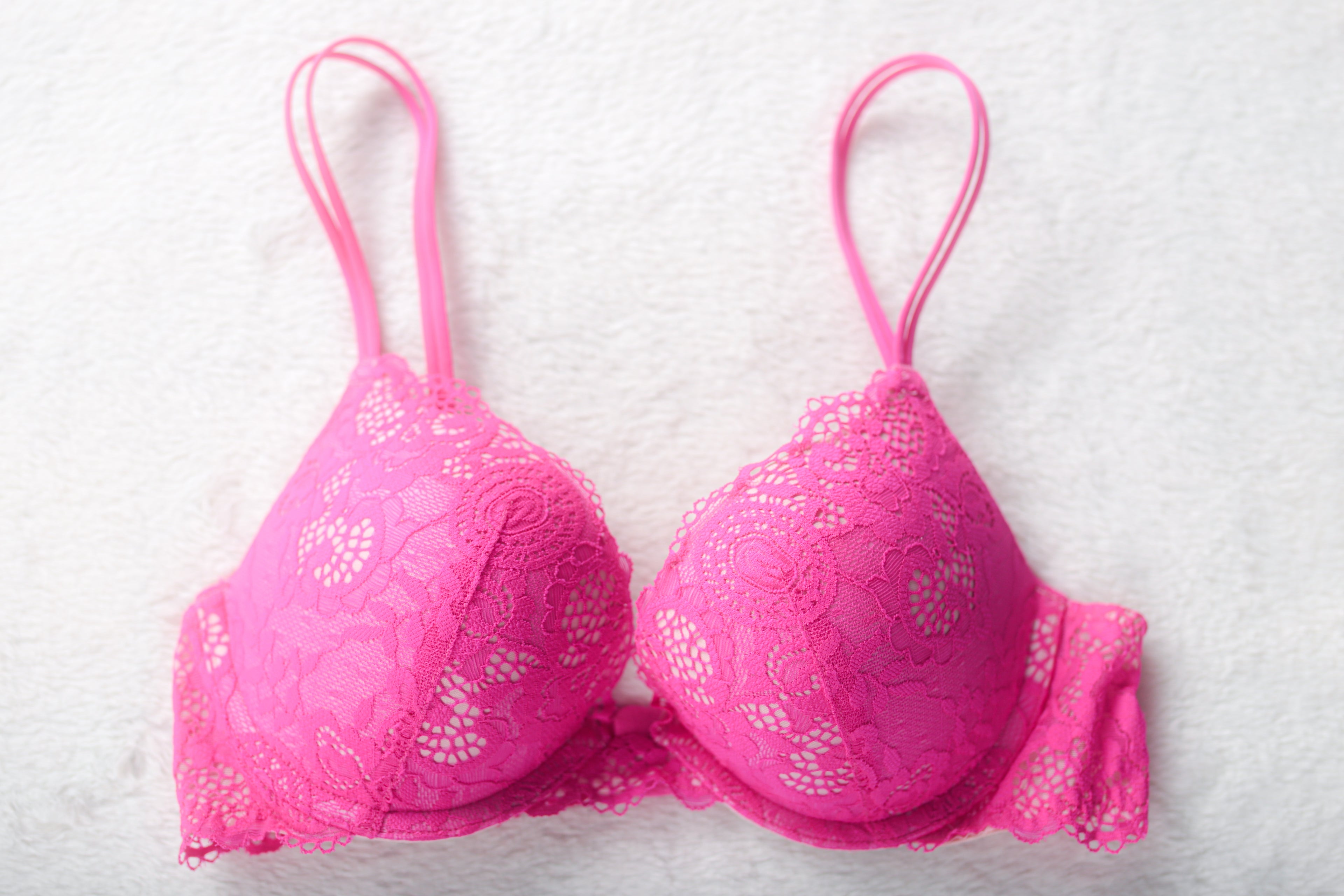 Victoria's Secret Very Sexy Push-up Demi Bra 34B Fuchsia Hot Pink