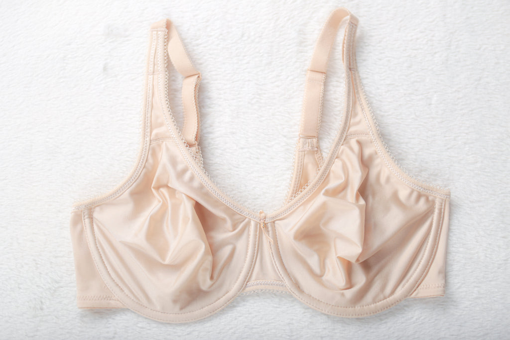 Wacoal Basic Beauty Full-figure 855192 Underwire Unlined T-shirt Bra 36D Beige