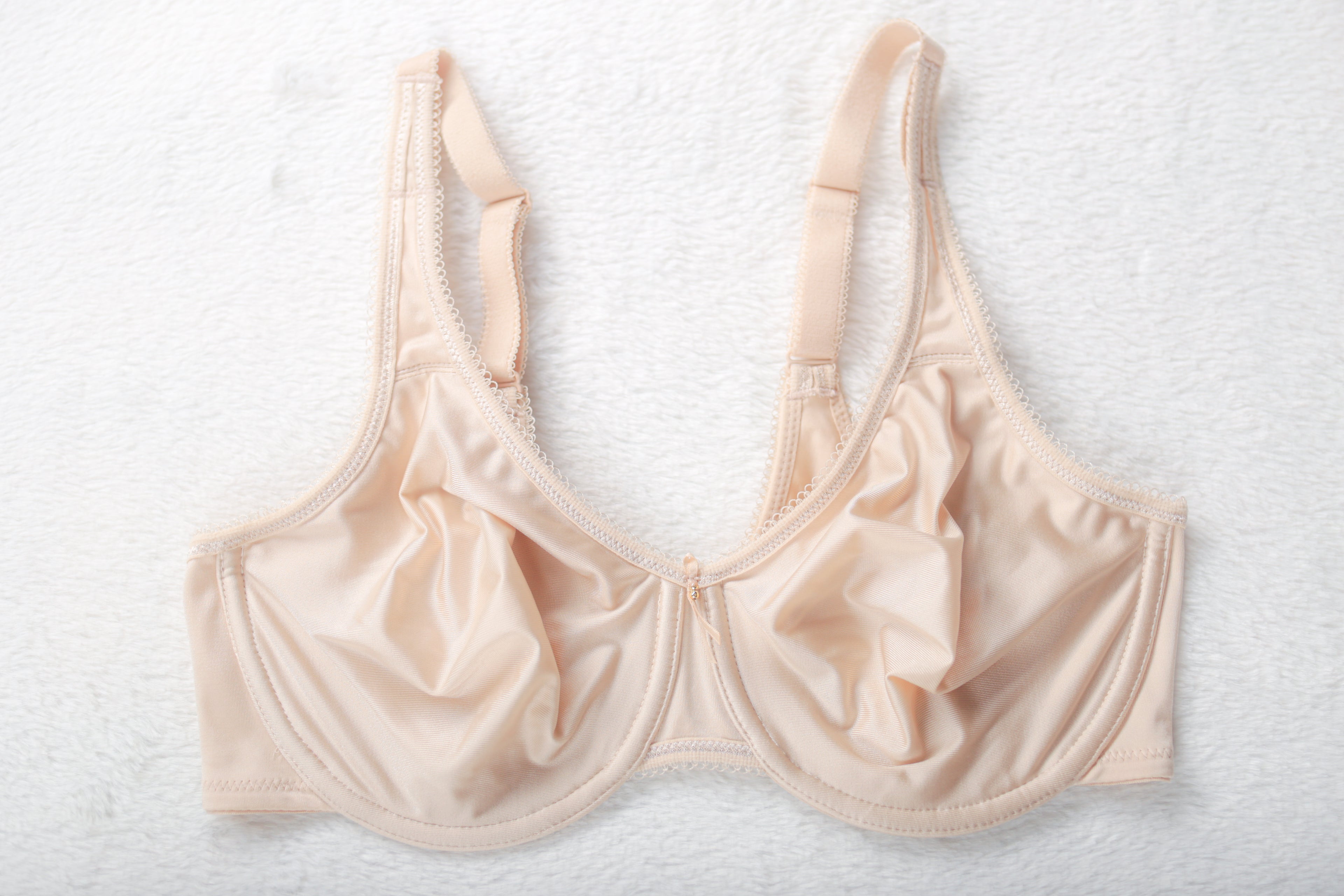 Wacoal Basic Beauty Full-figure 855192 Underwire Unlined T-shirt Bra 36D Beige