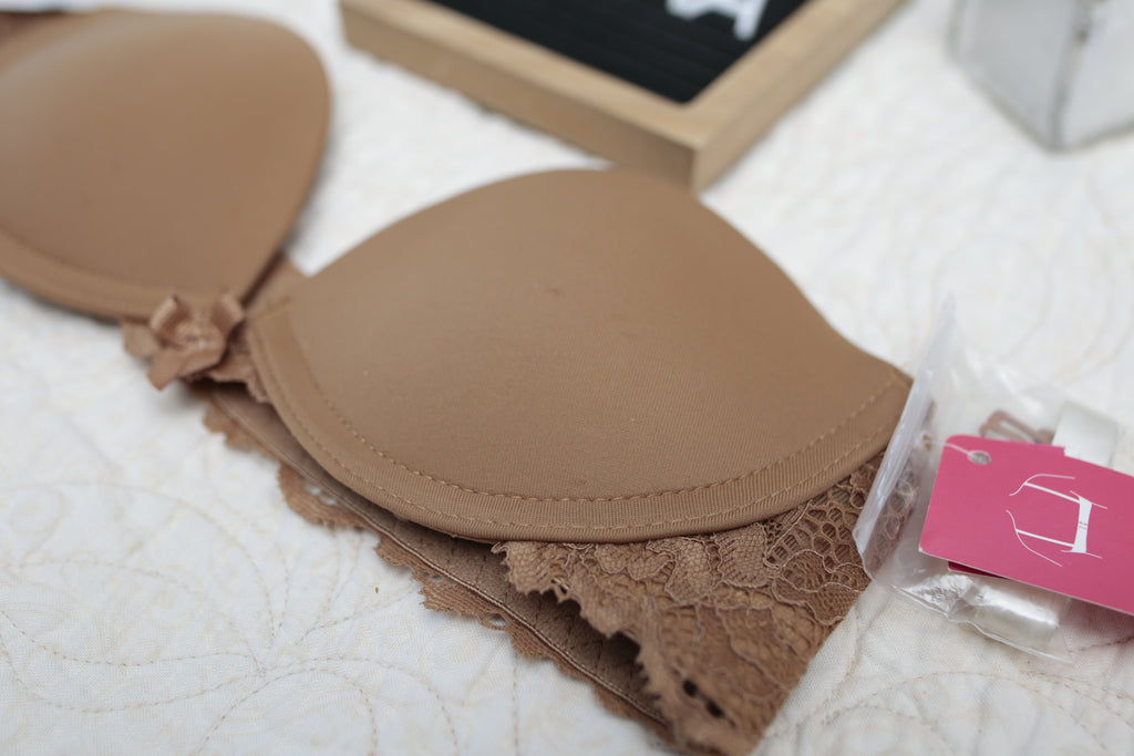 Xhilaration 32AA Multifunction Convertible Padded Underwire T-shirt Bra Brown NEW