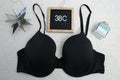 Victoria's Secret 38C T-shirt Lightly Lined Full Coverage Underwire Bra Black