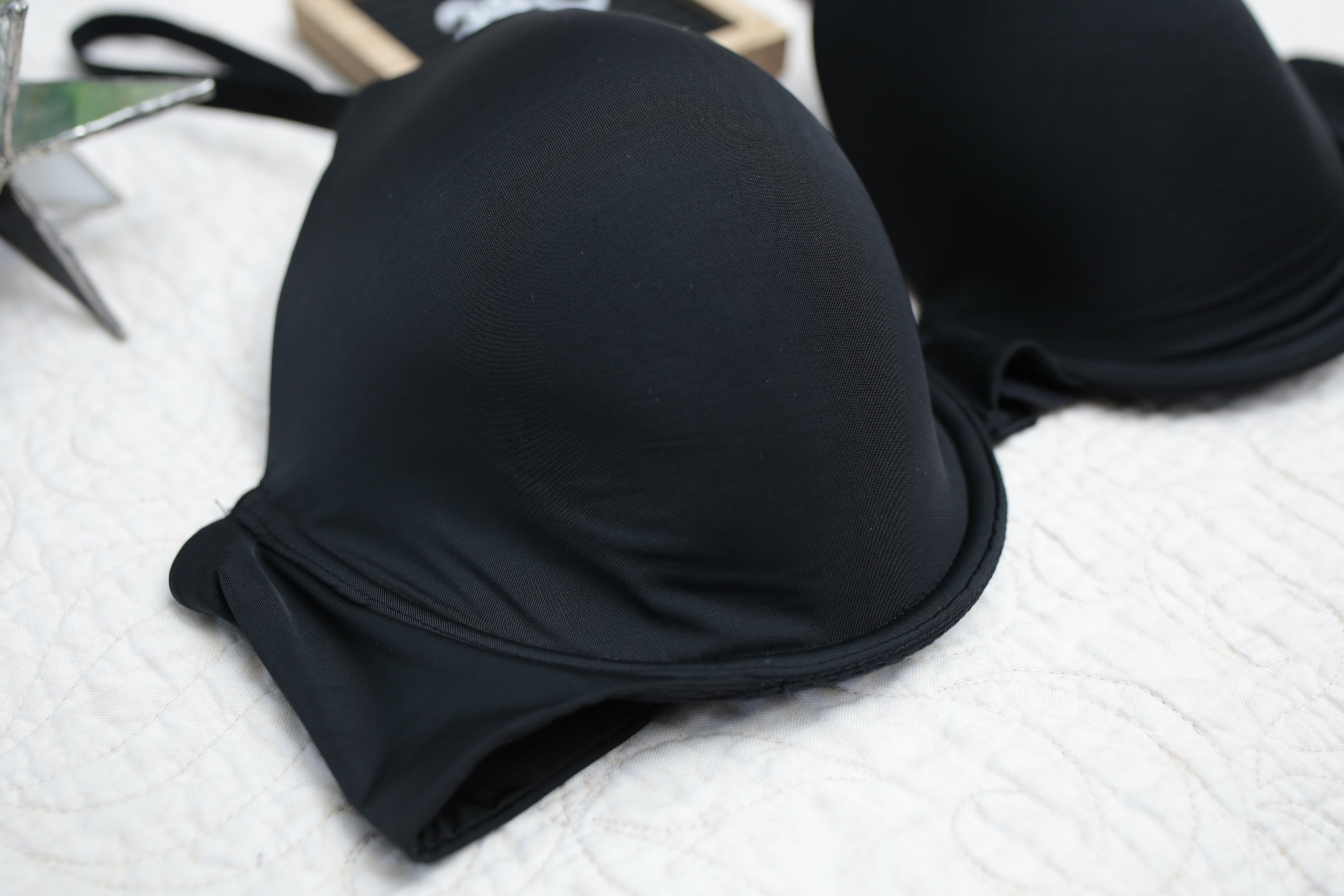 Victoria's Secret 38C T-shirt Lightly Lined Full Coverage Underwire Bra Black