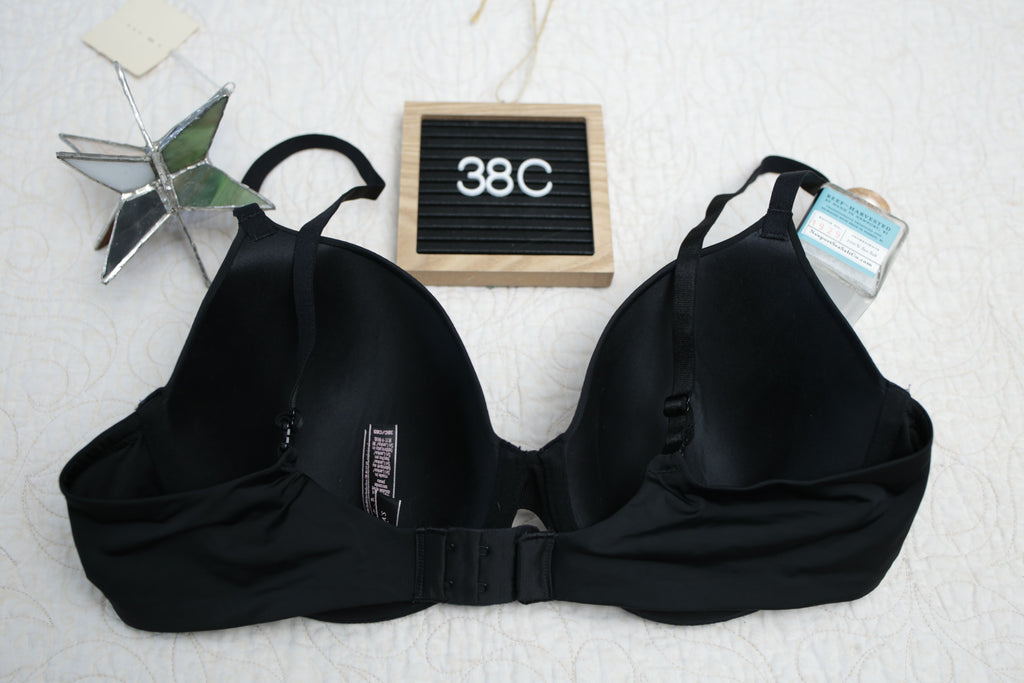 Victoria's Secret 38C T-shirt Lightly Lined Full Coverage Underwire Bra Black