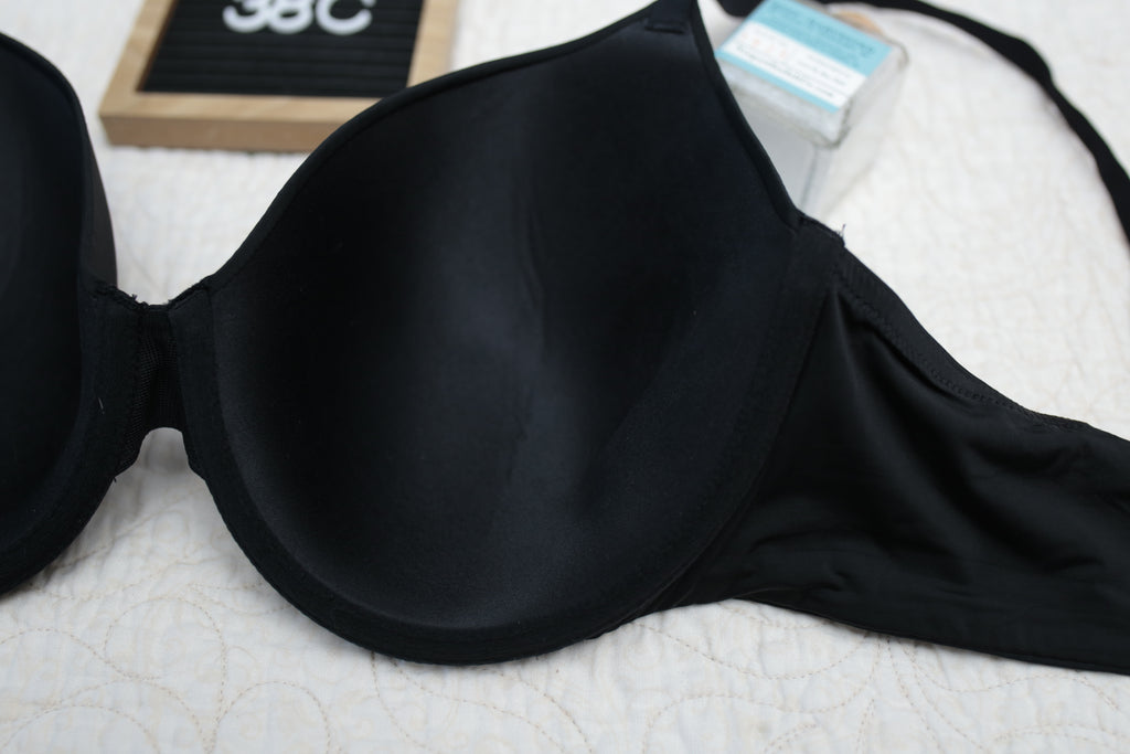 Victoria's Secret 38C T-shirt Lightly Lined Full Coverage Underwire Bra Black