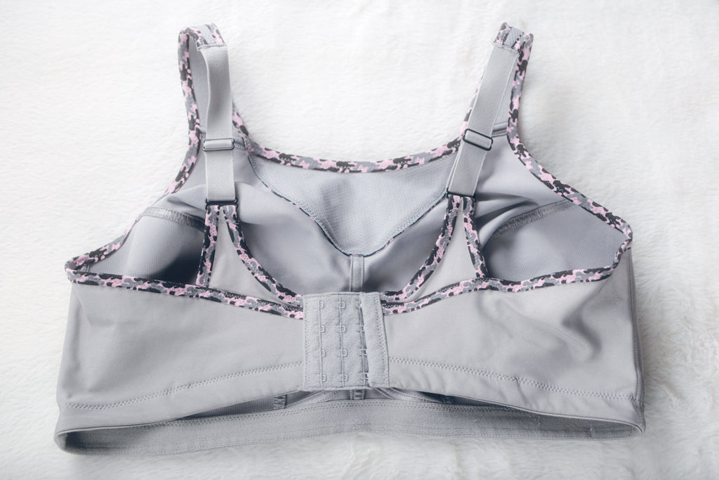 Glamorise Sport 44D No Bounce Camisole Wireless Sports Bra Gray 1066