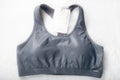 Bombshell Sportswear Wireless Mid-impact Compression Sports Bra XL Grey Snake NEW