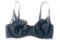 Vassarette Retro Heavenly Lace 75-092 Unlined Underwire Bra Black 36C