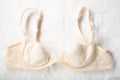 Simone Perele Vintage French Lightly Lined Lace Underwire Bra 36B 80B Beige