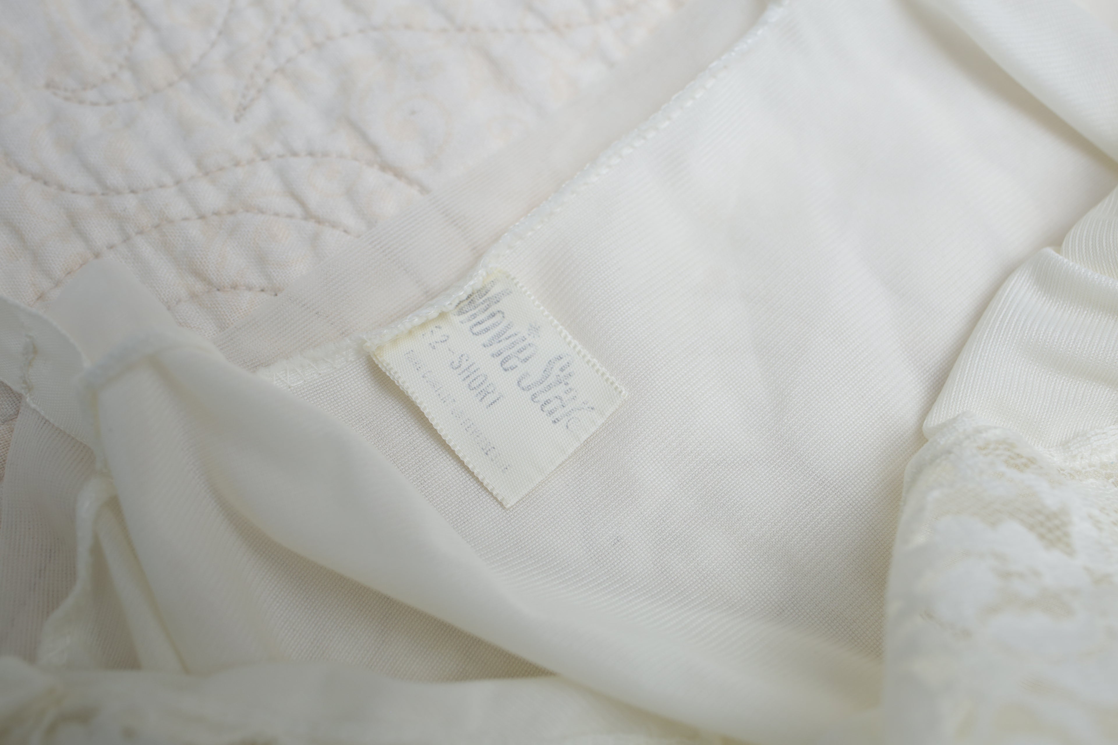 Movie Star Vintage Babydoll Cami USA-made Lingerie 32 Short / Petite Ivory