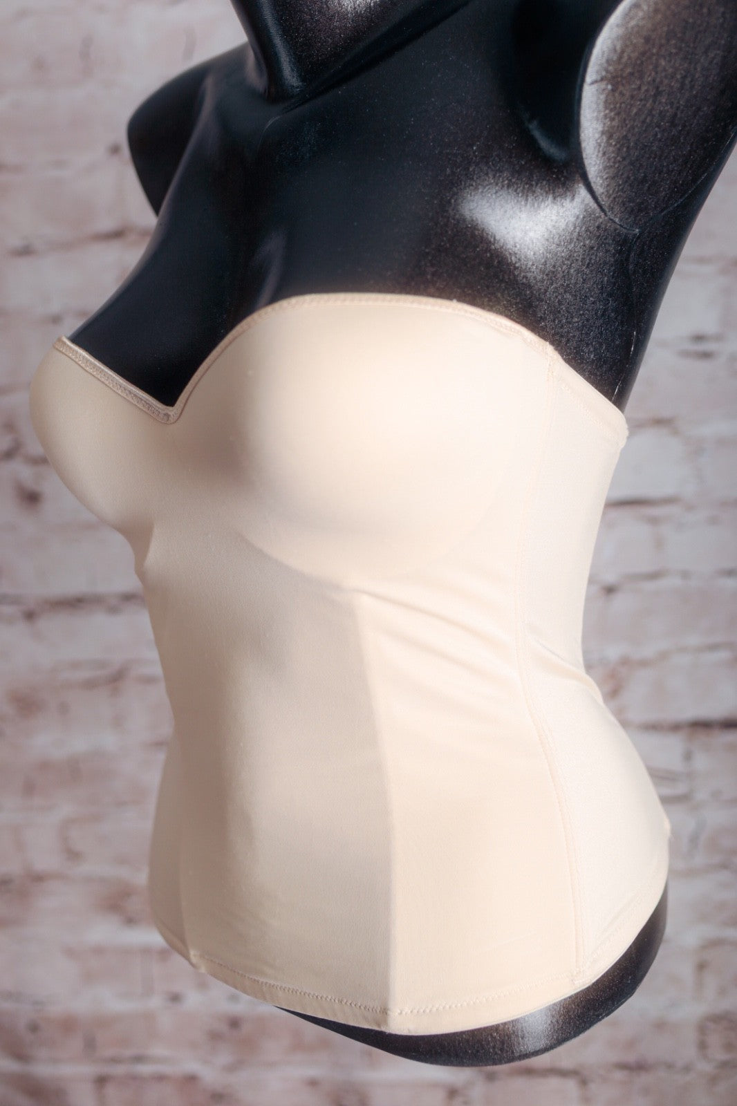 Dr. Robert Rey Instant Shape 30D Bustier Corset Boned Bra Beige Nude