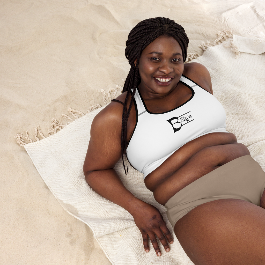 Padded Billy's Logo Sports Bra