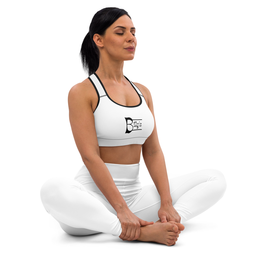 Padded Billy's Logo Sports Bra
