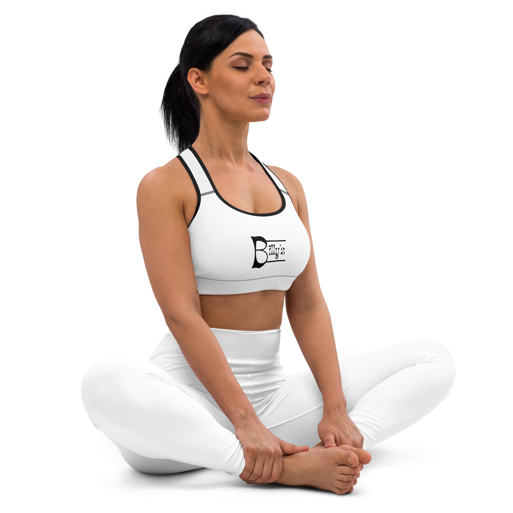 Padded Billy's Logo Sports Bra