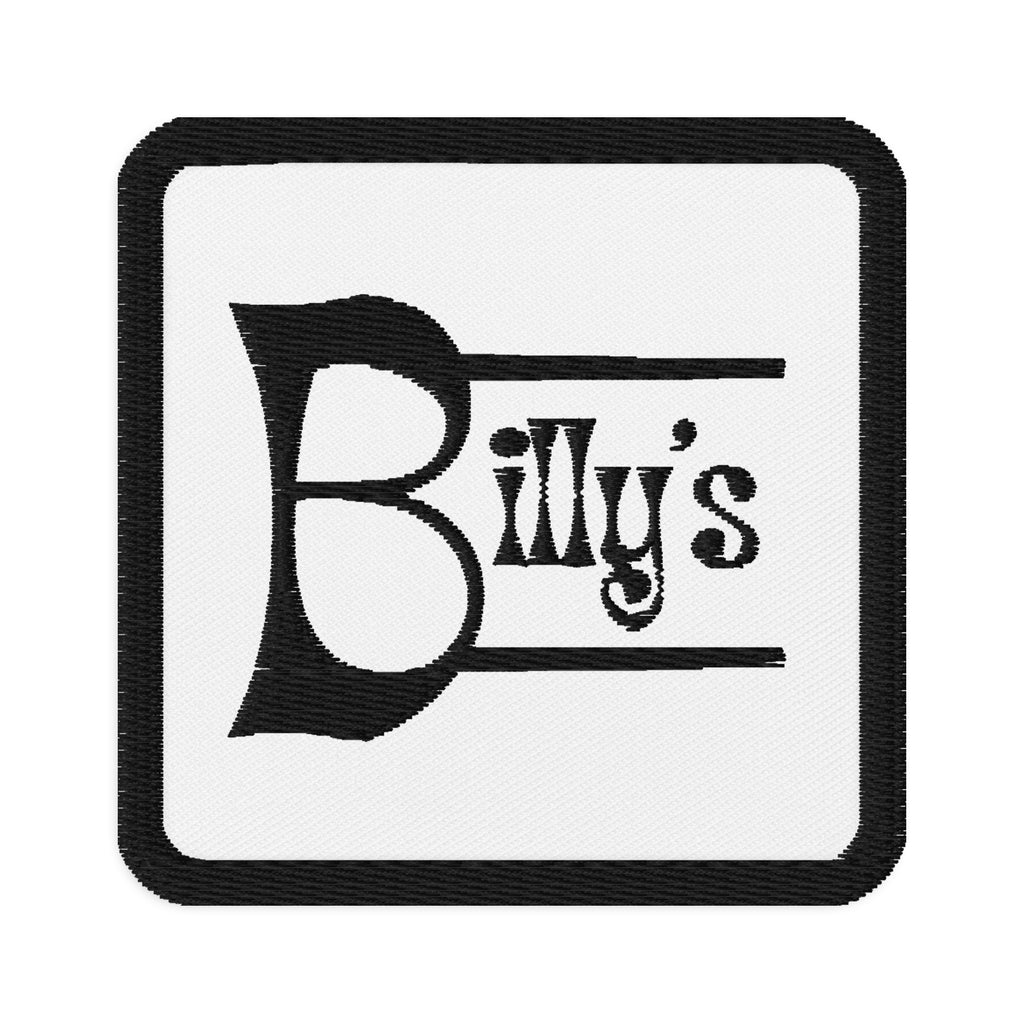Embroidered Billy's Bras Logo Patch