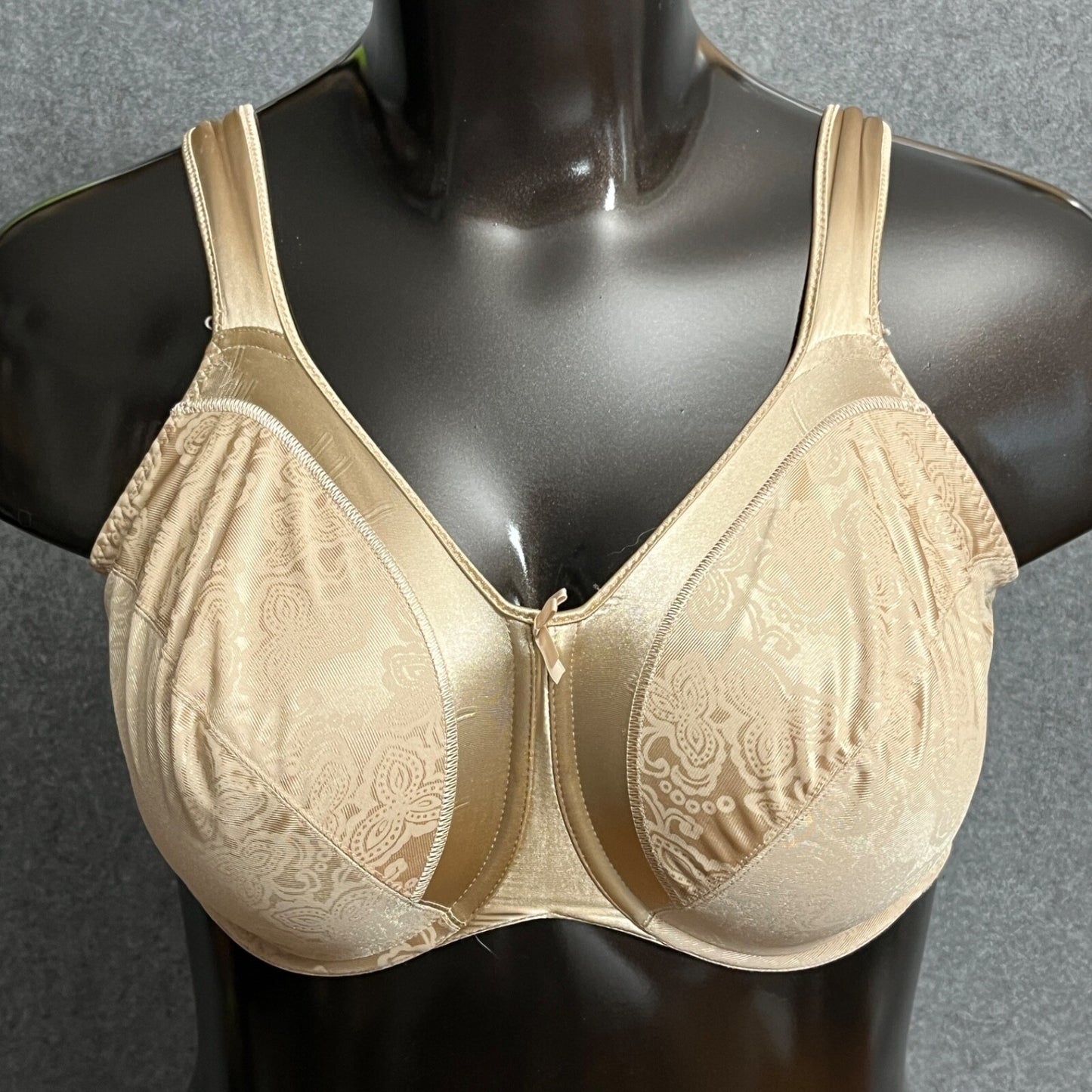 Bali 38DDD Satin Tracings Minimizer Full Figure Underwire Bra